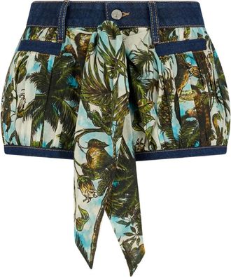 Dsquared2 Shorts con stampa - Verde