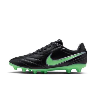 Nike Mens Tiempo Ligera Pro Artificial-Grass Low-Top Soccer Cleats in Black | IO9609-001