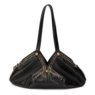 Versace Shoulder Bags, female, Black, Size: ONE SIZE Protea Shoulder Bag