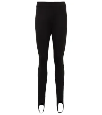 Balmain Stirrup cotton-blend leggings