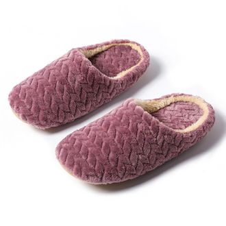 Generic home slippers for women House Slippers for Women,Fuzzy Mens Slippers,Casual House Shoes Memory Foam Womens Slippers Outdoor Indoor Warm Plush Bedroom 