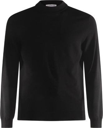 Zanone Black Lupetto Long-Sleeve Boxy Fit Pullover