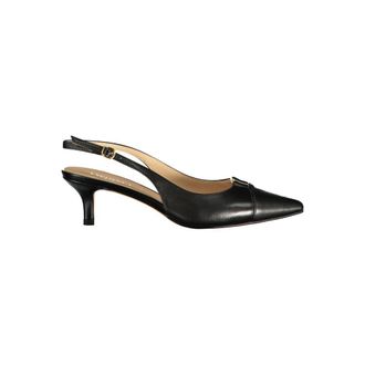 Twinset Black Leather Women Womens Sandal