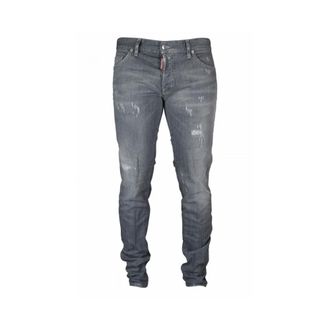 Dsquared2 Heren, Jeans, Grijs, Maat: XS Katoen
