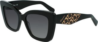 Ferragamo SF 1023S 001 Mens Sunglasses Black Size 52