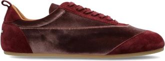 Jil Sander Schoenen, Dames, Rood, 37 EU, Leer, Etage Sportschoenen
