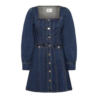 Gestuz Shirt Dresses, female, Blue, Size: XS Shirt Dresses