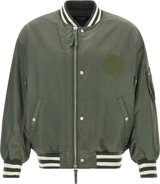 Comme Des Gar&ccedil;ons Nylon Twill Jacket - Heren - Bomber jackets - Groen - L - Nylon - Jassen