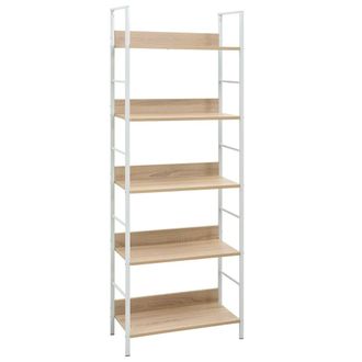 vidaXL Vidaxl - Estanter&iacute;a De 5 Niveles Madera Ingenier&iacute;a Roble 60x27,6x158,5cm