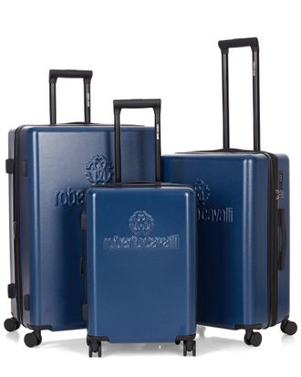 Roberto Cavalli 3pc Expandable Hardcase Luggage Set