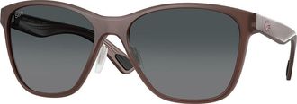 Costa 6S9127 Luna Nueva Polarized 912706 Womens Sunglasses Purple Size 57