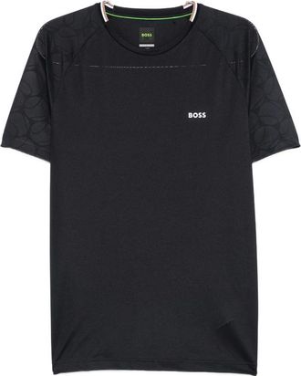 HUGO BOSS Logo-print Raglan-sleeve T-shirt