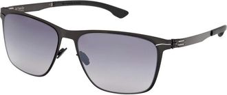 Ic! Berlin Charlie Zonnebril - unisex - Zonnebrillen - Zwart - 47 MM - Accessoires