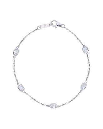 Nephora 14K 0.75 Ct. Tw. Diamond Polished Bezel Bracelet