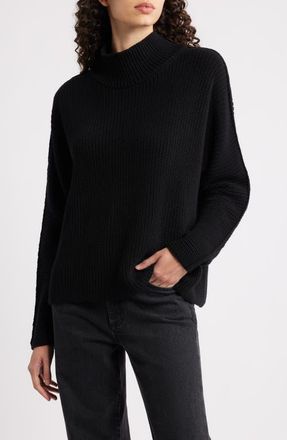Frank & Eileen Montecito Turtleneck Sweater in Black at Nordstrom, Size X-Large