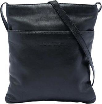 Loewe Pre-owned Crossbody Bag - Dames - Vintage Schoudertas - Zwart - ONE Size - Leer - Vintage
