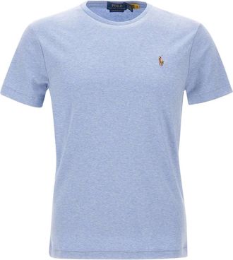Polo Ralph Lauren Polo Ralph Lauren T-shirts en Polos Lichtblauw - Heren - Tops - Blauw - Maat: 2XL Katoen