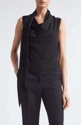 Altuzarra Tommy Scarf Neck Knit Top in Black at Nordstrom, Size X-Small