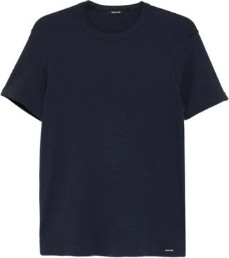 Tom Ford T-Shirts - Heren - T-shirts - Blauw - L - Tops