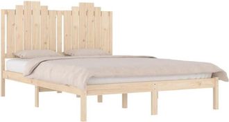 vidaXL Estructura De Cama Madera Maciza De Pino 140x200 Cm Vidaxl