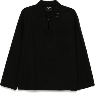 Team Wang Choices Herringbone shirt - Black