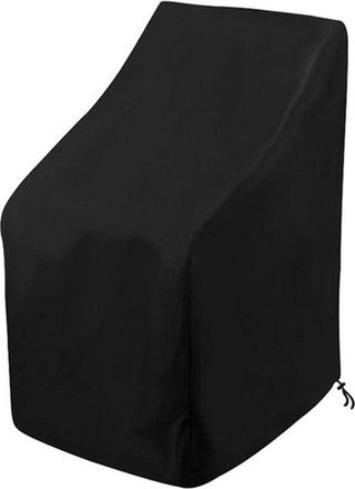 OEM Funda Para Silla De Jard&iacute;n - Funda Apilable Para Silla - Protecci&oacute;n Uv - 64 X 64 X 70/120 Cm - Negro