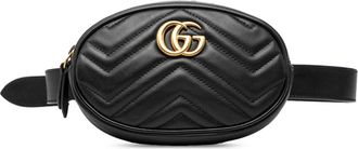Gucci Black Leather Sling Bag (Pre-Owned)