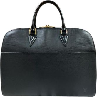 Louis Vuitton Black Noir Epi Leather Briefcase (Pre-Owned)