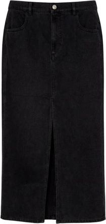 Isabel Marant Faharia Denim Rok - Dames - Spijkerrokken - Zwart - L - Denim - Rokken