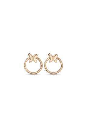 UNOde50 Butterfly Swing Hoops in Gold at Nordstrom