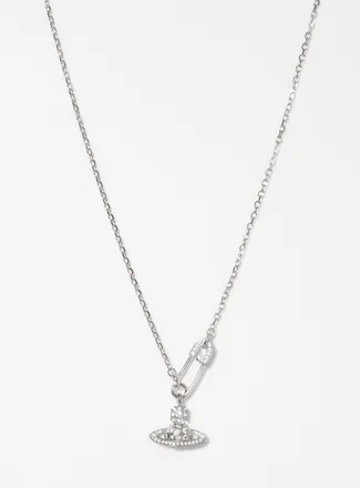 Vivienne Westwood Womens Lucrece crystal pendant necklace