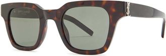 Saint Laurent Wayfarer Sunglasses - Brown Havana - One Size
