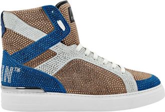 Philipp Plein Money Beast Hi-Top Sneakers - Heren - Sneakers - Beige - 40 EU - Leer - Schoenen