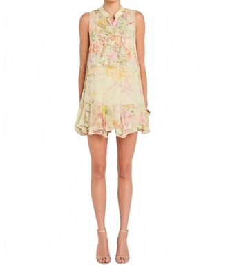 Amanda Uprichard Glorianna Dress In Endive Multi