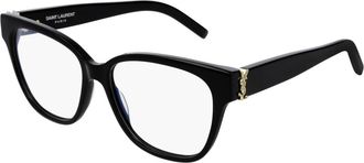 Saint Laurent Glasses, female, Black, Size: 53 MM Optical Frame