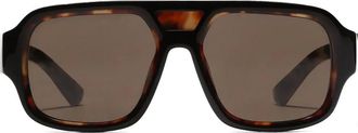 Dolce & Gabbana Eyewear Occhiali da sole Sartoriale squadrati - Marrone