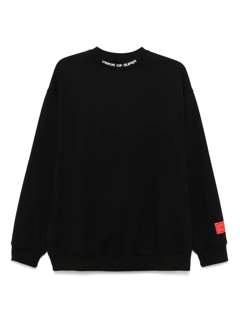 ニット・セーター VISION OF SUPER Men Sweater VS01514 BLACK Black VISION OF SUPER | Black Men's Sweater | YOOX