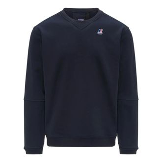 K-Way Heren, Sweatshirts & Hoodies, Blauw, Maat: XL Katoen