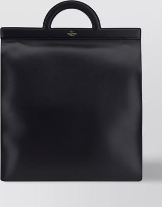 Valentino Garavani adjustable calfskin tote bag with detachable strap