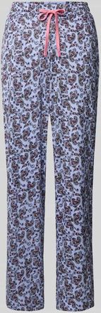 Christian Berg Pyjama-Hose mit elastischem Bund in Lavender, Größe XXL