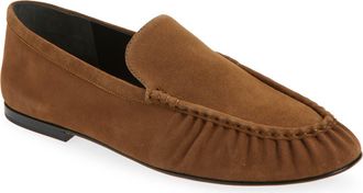 Vince Tristan Moc Toe Loafer in Elmwood Leather at Nordstrom, Size 8.5