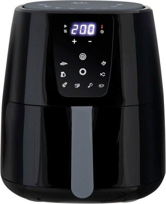 Jata Freidora Aire S/aceite Jefr1225 5l 1300w Negro