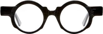 Kuboraum Zwarte Shine Solar Ronde Bril - Dames - Brillen - Zwart - ONE Size - Accessoires