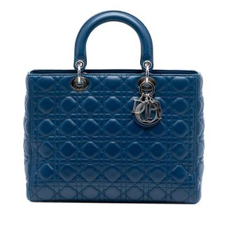 Dior Pre-owned Dior Large Lambskin Cannage Lady Dior Ladies 91HAP10ZPBAPI30A