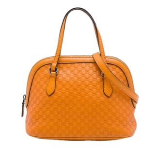 Gucci Pre-owned Vintage Satchel - - Pre-owned - Donna - Arancione - ONE SIZE