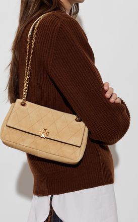 Tory Burch Bag Charlie Small, Womens, Beige