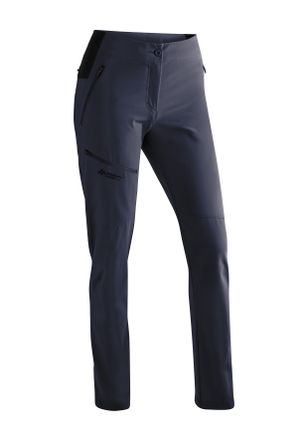 Maier Sports Outdoorhose MAIER SPORTS Latit Slim Vario W, Damen, Gr. 40, Normalgr&ouml;ssen, blau (dunkelblau), 88% Polyester (recycelt), 12% Elasthan, Hosen Outdoorhos