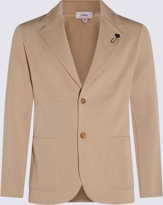 Lardini Beige Wool Knitwear