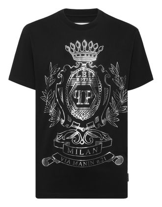Philipp Plein T-Shirt Ronde Hals Ss Crest