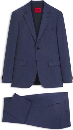 HUGO BOSS Two-piece extra-slim-fit suit in patterned fabric
